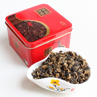  善诚滇红 金疙瘩 小金螺 善诚茶叶滇红茶 100克盒装散茶 奢侈享受