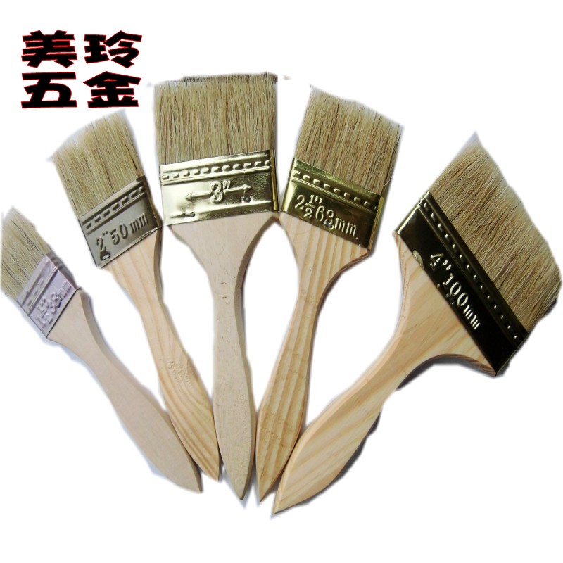 优质油漆刷子猪毛刷1寸1.5寸2寸2寸半3寸4寸5寸6寸8寸10寸|ruв категории оборудование/инструменты, ручной инструмент, Другие ручные инструменты, краски, кисти/барабан - от Buy2taobao.com для оказания профессиональной услуги покупки агента Taobao
