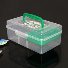 日本进口 便携式塑料家庭医药箱 急救箱 医药盒