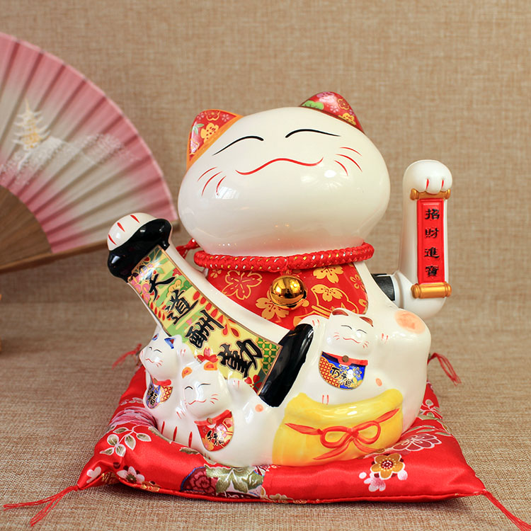 日式彩色手绘招财猫储蓄罐存钱罐摆件回礼日本料理寿司店开业送礼|ruв категории фестиваль товаров/подарок, творческие подарки, копилка - от Buy2taobao.com для оказания профессиональной услуги покупки агента Taobao
