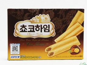  韩国进口可拉奥crown巧克力榛子瓦巧克力蛋卷香纯巧克力142g/现货