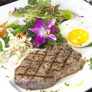  【原始烧烤】正宗菲力黑椒牛排 美味西餐 菲力牛排 150g 1块装