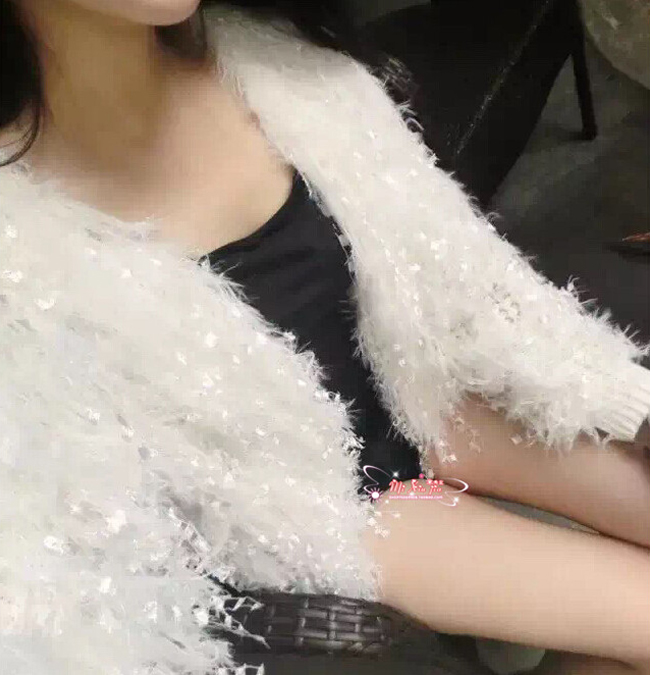 韩版2017秋冬新款宽松流苏毛衣毛线毛毛外套开衫针织衫上衣女|msdalam kategori Butik wanita / wanita, sweater - dari Buy2taobao.com untuk memberikan perkhidmatan ejen Taobao profesional membeli