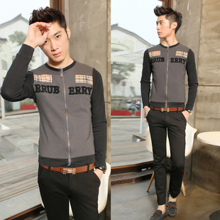  春装春款男装独特气质型韩版修身男士夹克男衣服休闲外套男潮