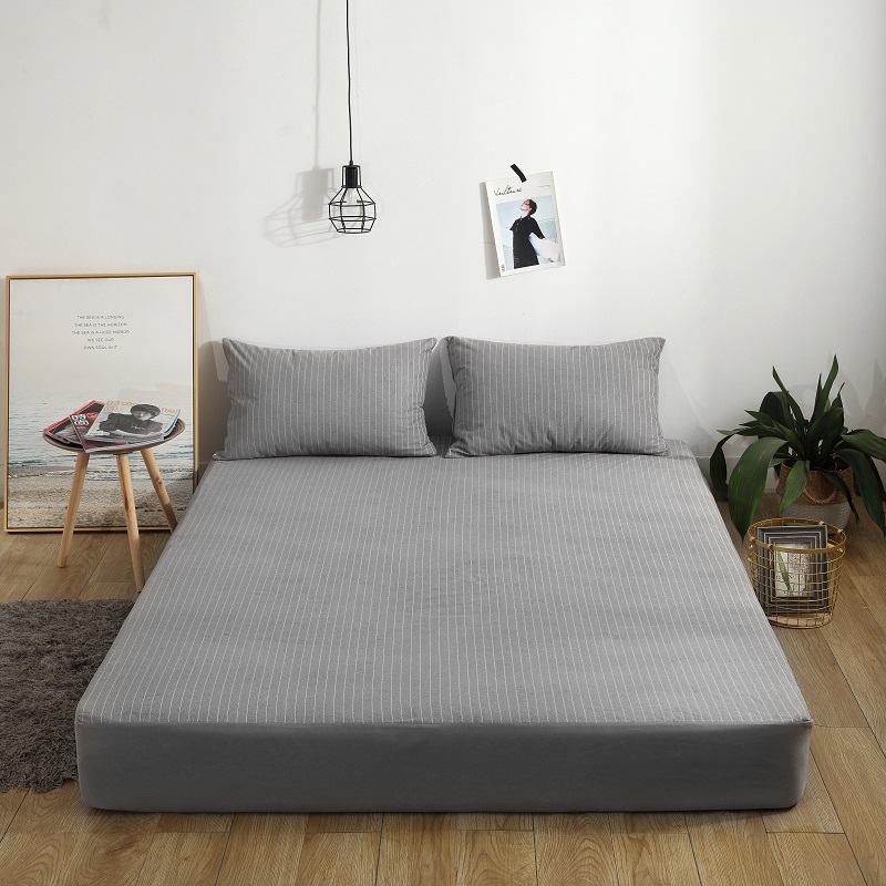 Bed cover singleton sheet dustproof Bedcover 1.2m1.5 rice 1.8 sheet Double mattress Simmons smart cover Bedspreadin the Bedclothes , Fitted category - from Buy2taobao.com to provide professional Taobao agent buy service