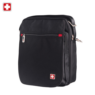  SWISSWIN瑞士十字男款商务单肩包平板电脑包男式ipad包袋SW8134A