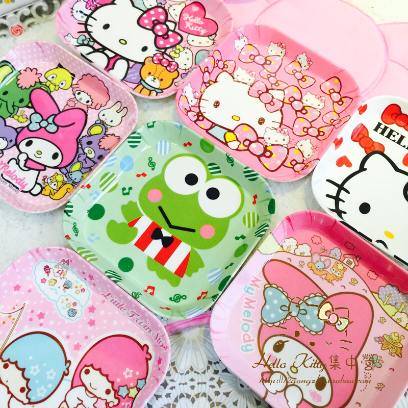lovely Cartoon square Use Fruit plate hello Kitty Doraemon Big mouth Melamine Cold dish A platein the Tableware , Tableware , Dish category - from Buy2taobao.com to provide professional Taobao agent buy service
