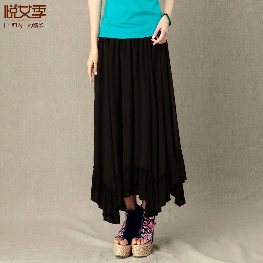 女士<em>长裙子</em>旗舰店|<em>长裙子搭配什么鞋</em>子|长裙子