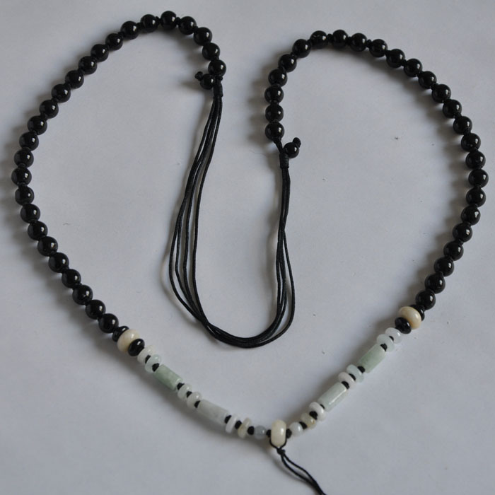 Nanhu Jade exquisite Emerald Black Onyx Necklace Lanyard 0019in the Accessories/Fashion Jewelry, DIY Fitting , Rope category - from Buy2taobao.com to provide professional Taobao agent buy service