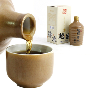  端午囤货 绍兴黄酒 越国稽水十二年 礼盒 500ml 送酒杯 送礼超值