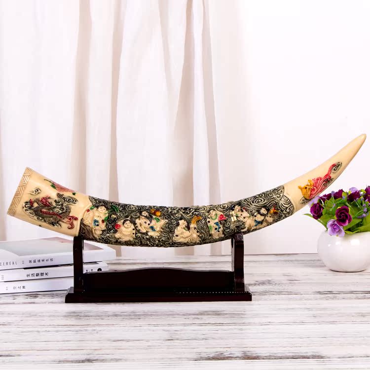 American style Retro originality Ivory Decoration Home Furnishing Arts and Crafts TV cabinet a living room Study Office decorate a decorationin the Arts and crafts , Other features crafts category - from Buy2taobao.com to provide professional Taobao agent buy service