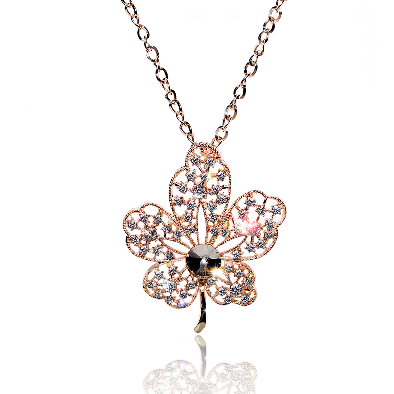 毛衣链子长款韩国水晶...