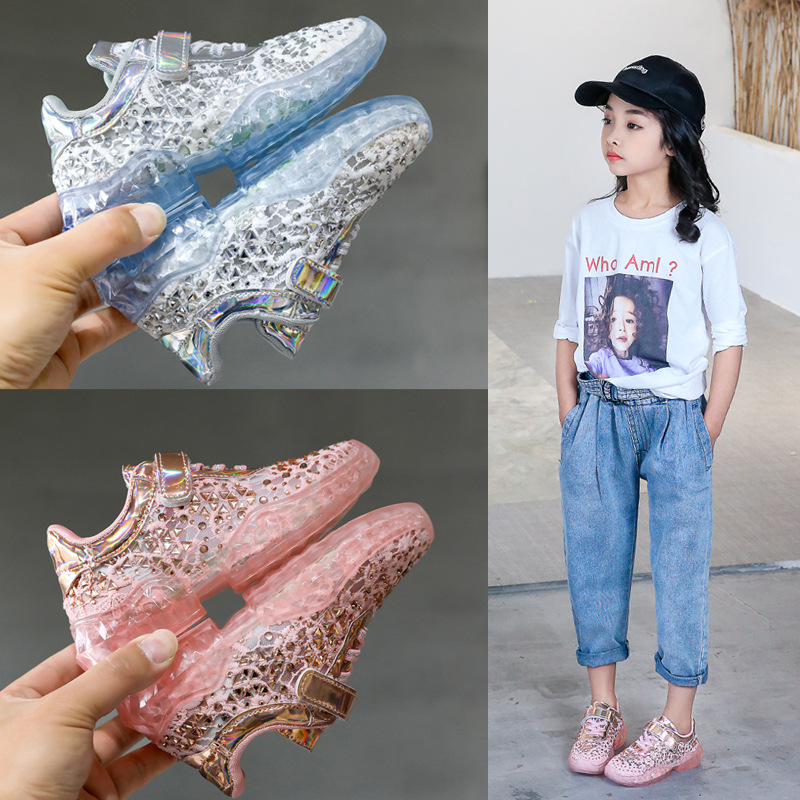 Girls' Shoes 2019 New Spring ins Ultra-fire Children net Sandals Diddy Big boy gym shoesin the Shoes/Baby Shoes/Parent-child shoes , Sports shoes category - from Buy2taobao.com to provide professional Taobao agent buy service