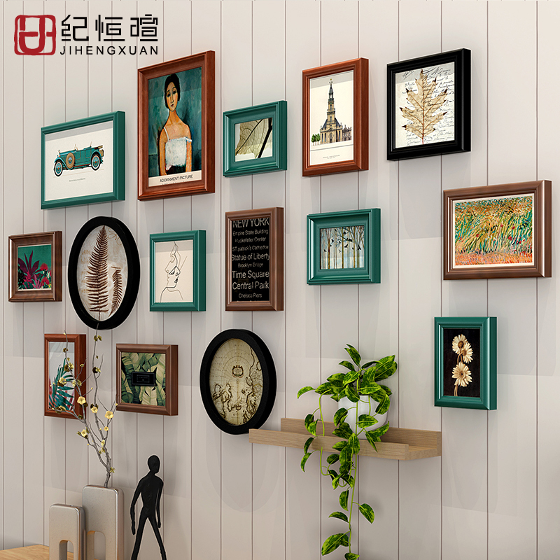 美式照片墙装饰组合相框墙创意个性客厅餐厅背景墙相册框挂墙相片在类目 家居饰品, 照片/照片墙, 照片墙中 - 来自Buy2taobao.com提供专业的淘宝代购服务