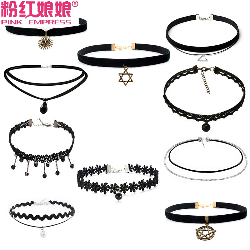 韩版装饰百搭短款学生短锁骨链女脖子饰品颈带简约项链手工项圈|ruв категории Украшения,ювелирные изделия, ожерелье - от Buy2taobao.com для оказания профессиональной услуги покупки агента Taobao