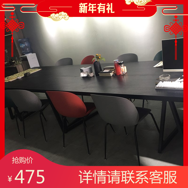 实木会议桌长桌简约现代洽谈桌椅组合loft办公桌简易长方形工作台在类目 商业/办公家具, 办公家具, 办公桌, 会议桌中 - 来自Buy2taobao.com提供专业的淘宝代购服务