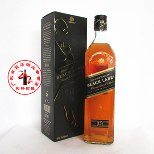  Johnnie Walker正品尊尼获加黑牌12年威士忌 英文版700ml