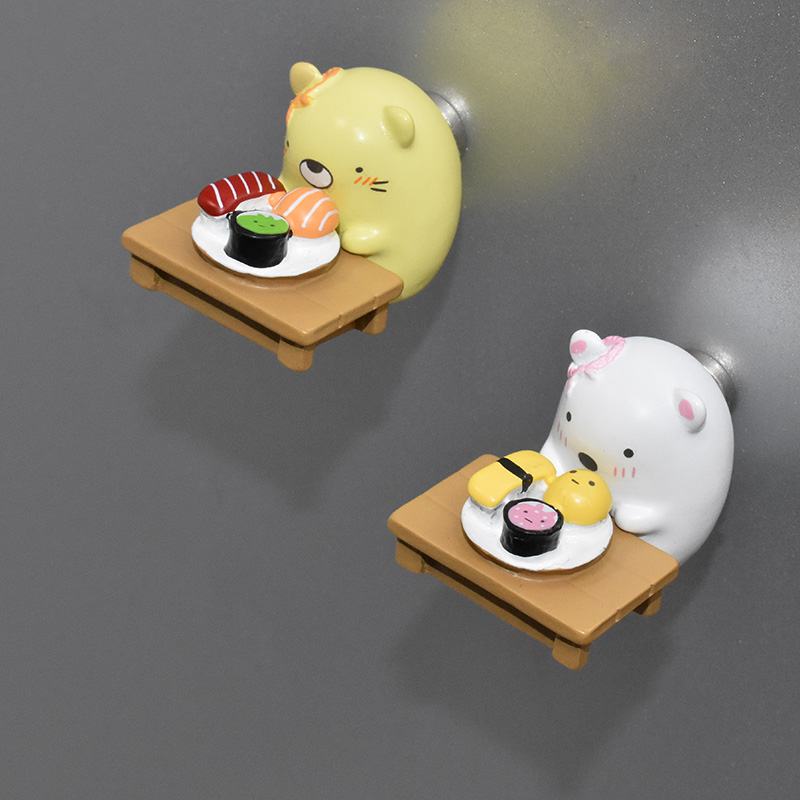 Tanabata lovers Little Bear Kitty Refrigerator sticker Magnetic patch Cute cartoon Magnetic stick lodestone manual resin customizedin the Home accessories , Stickers , Refrigerator magnetic stickers category - from Buy2taobao.com to provide professional Taobao agent buy service