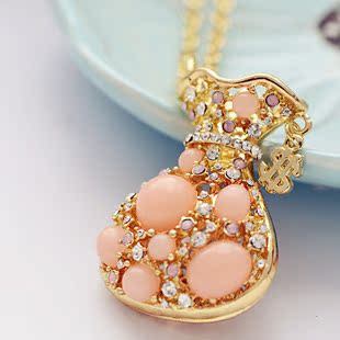 百宝袋装饰毛衣链...