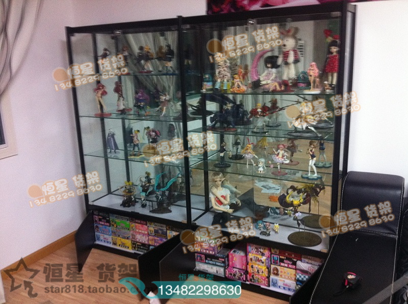 上海定制礼品手办展示柜兵人展柜高达汽车模型玻璃陈列柜饰展柜|ruв категории коммерческий/офисная мебель, полки/витрина, бутик - витрина/витрина - от Buy2taobao.com для оказания профессиональной услуги покупки агента Taobao
