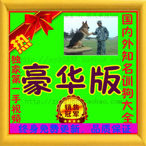 Dog training tutorial videos/dog/dogs/dog training tutorial CD/Kennel dog training 