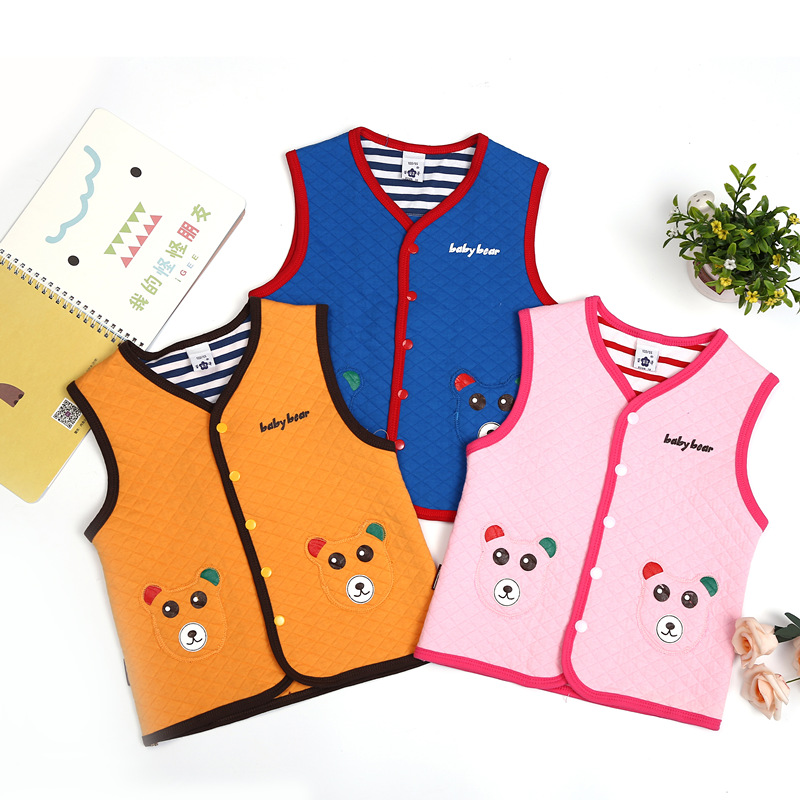 Xuan Ze children baby CUHK student thickening keep warm Vest Autumn and winter baby vest Autumn and winter Western stylein the Children/Baby/Family fitted , Vest category - from Buy2taobao.com to provide professional Taobao agent buy service