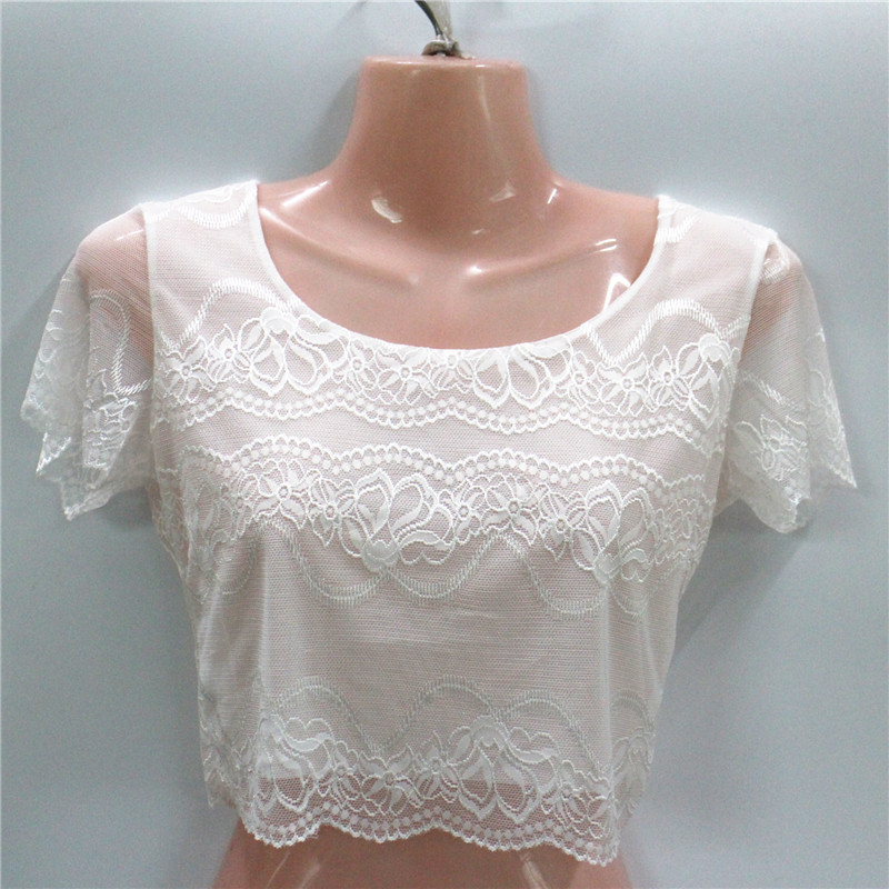 Summer wear Half Jacobs Base coat Short sleeved have cash less than that is registered in the accounts Half Body Internal lap Chiffon shirt T-shirt Smock 2280#in the Women's clothing/Boutique , Lace shirt/Chiffon shirt category - from Buy2taobao.com to provide professional Taobao agent buy service