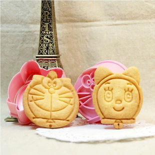 卡通叮当猫饼干模 立体饼干模 3D曲奇饭团模具 翻糖蛋糕压模 卡通叮当猫饼干模 立体饼干模 3D曲奇饭团模具 翻糖蛋糕压模