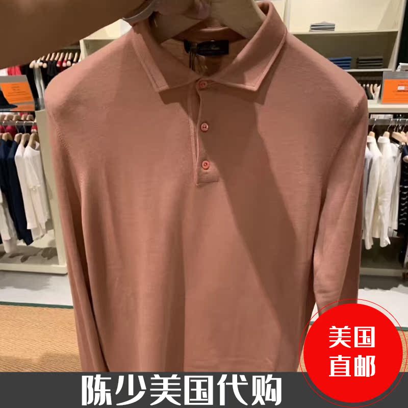 U.S. purchasing loro piana Men's Long Sleeve Polo Sweater American direct mailin the Men's clothing, Polo Shirts category - from Buy2taobao.com to provide professional Taobao agent buy service
