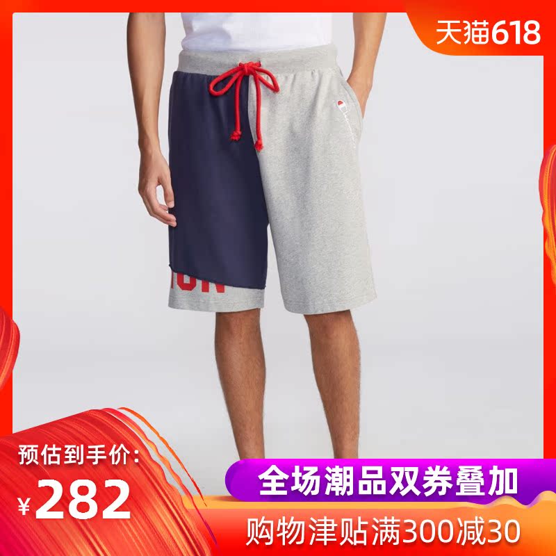 CHAMPION美版潮流拼色草写logo旅游休闲时尚沙滩短裤五分裤在类目 男装, 休闲裤中 - 来自Buy2taobao.com提供专业的淘宝代购服务