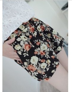 <em>花朵雪纺短裤</em>【正品秒杀】,<em>花朵雪纺短裤</em>厂家