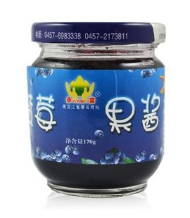  含花青素的果酱 永福 大兴安岭野生蓝莓果酱 超营养 养眼必备批发