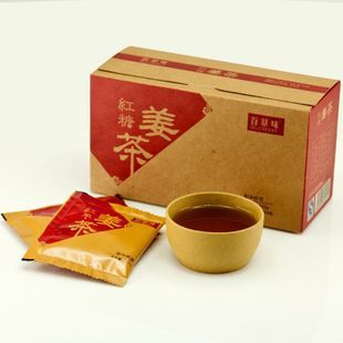  欧客家新品 养生茶 驱寒暖宫特级 姜茶 红糖姜茶16袋/盒192g