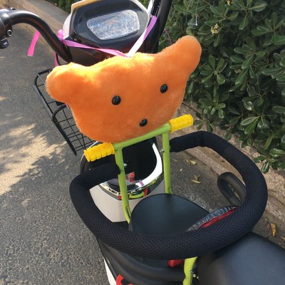 电动车儿童减震座椅前置全围小孩宝宝踏板车电动车安全座椅