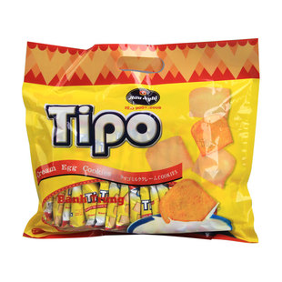  零利润Tipo越南面包干300g白巧克力鸡蛋牛奶味饼干 进口零食品