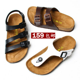  DEVO儿童软木拖鞋 2518少儿休闲外贸凉拖 舒适软木花园夏季童鞋