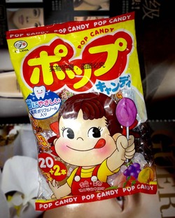  日本直送不二家绿茶多酚4味纯正果汁护齿棒棒糖宝宝好糖135(170)g