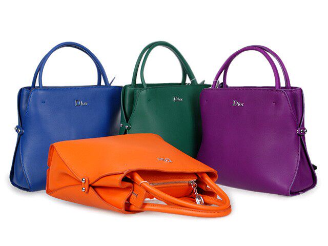 正品代购 <em>DIOR 女包</em>小蛮腰牛皮手提单肩斜跨包