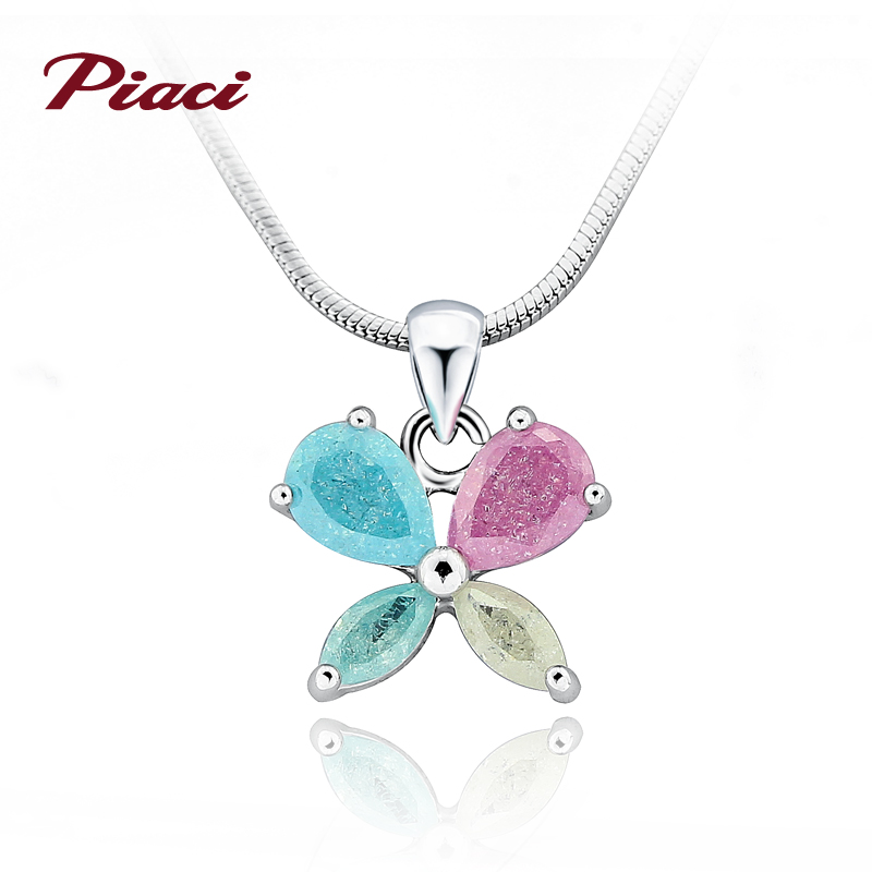 piaci吊坠 女 韩版时尚锁骨链短款 可爱水晶项链 配饰品 蝴蝶项链 piaci吊坠 女 韩版时尚锁骨链短款 可爱水晶项链 配饰品 蝴蝶项链