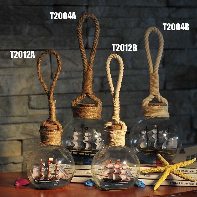 Bottle-in-Bottle Handicraft diy Black Pearl Bottle boat Glass manual make ornament Trill Decorationin the Home accessories , Craft boat category - from Buy2taobao.com to provide professional Taobao agent buy service