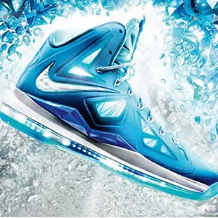  圣诞版NIKE正品折扣詹姆斯10代篮球鞋奥运版高帮战靴气垫男鞋