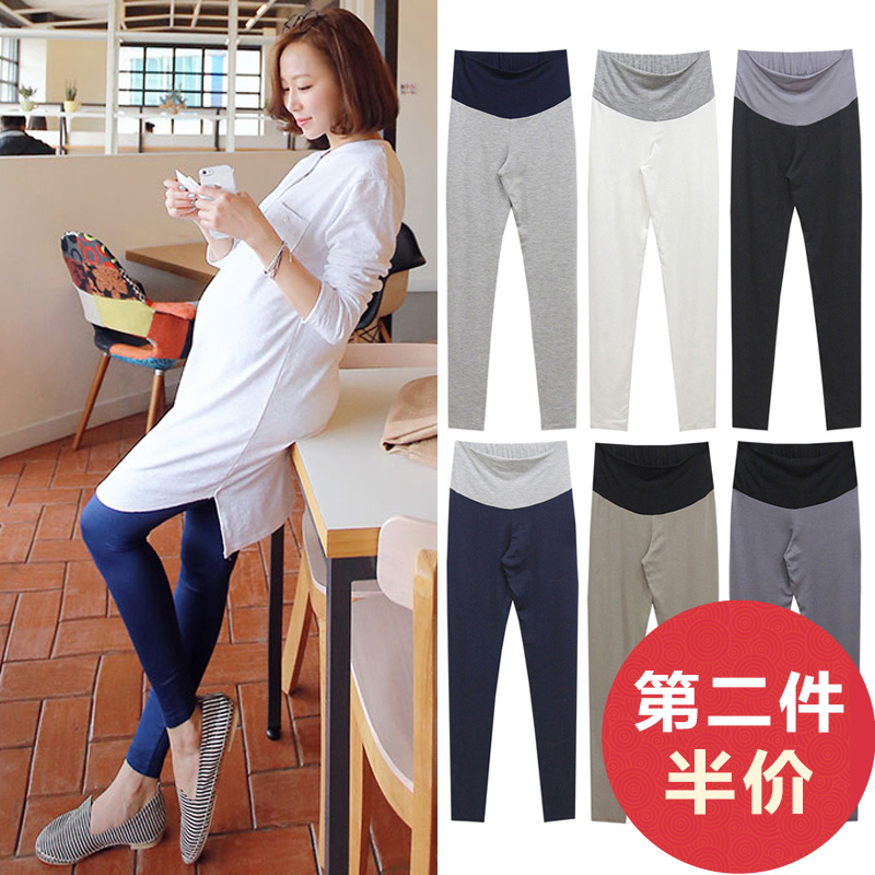 the republic of korea Maternity Leggings Autumn 2017 new pattern Ninth pants pregnant woman modal Cotton care trousers trousers Chao Main the Maternity/Maternal supplies/Nutrition , Maternity Pants/Prop belly pants category - from Buy2taobao.com to provide professional Taobao agent buy service