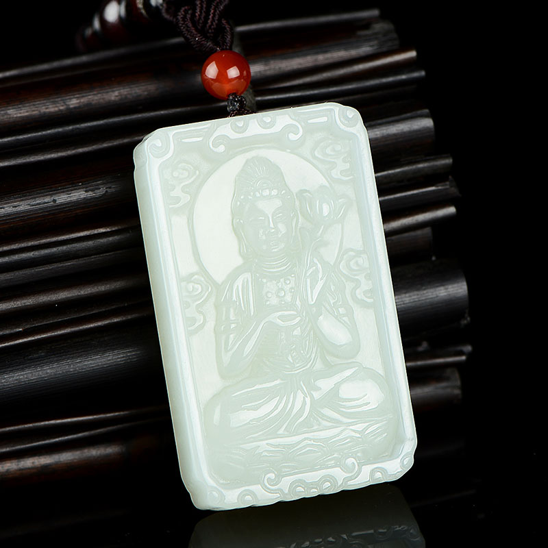 天然 开光和田玉大势至菩萨男女开运吉祥物属马生肖本命佛吊坠在类目 饰品/流行首饰/时尚饰品新, 项坠/吊坠中 - 来自Buy2taobao.com提供专业的淘宝代购服务