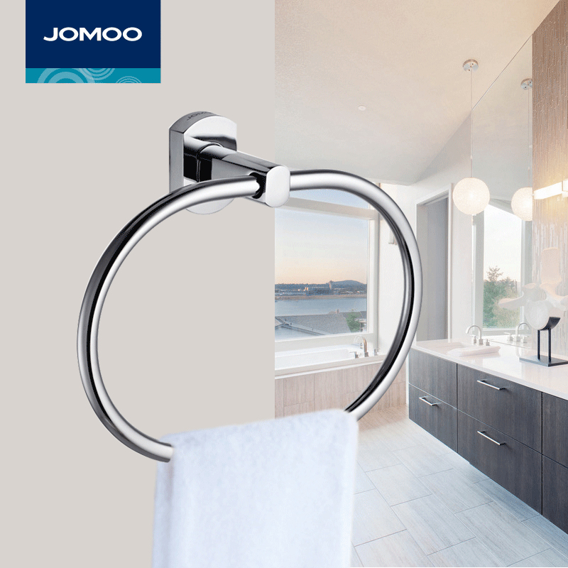 JOMOO九牧毛巾环毛巾挂环毛巾圈毛巾挂毛巾架浴巾环圆环933606在类目 家装主材, 卫浴用品, 卫浴五金/挂件, 毛巾环中 - 来自Buy2taobao.com提供专业的淘宝代购服务