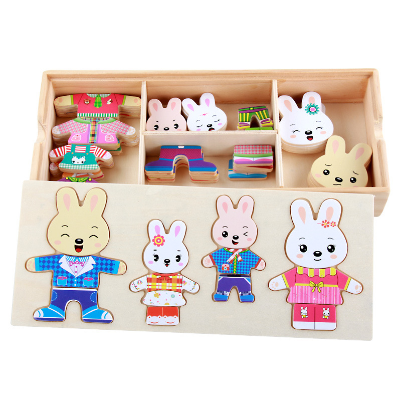 woodiness Rabbit Jigsaw puzzle Panel kindergarten A reception class cognition Pair Wooden box Storage Early education District angle Play aidsin the Toy/Childs/Puzzle/Building block/Model , Beads/Jigsaw/Pair/Disassembly/Beat Toy , Jigsaw/Puzzle category - from Buy2taobao.com to provide professional Taobao agent buy service