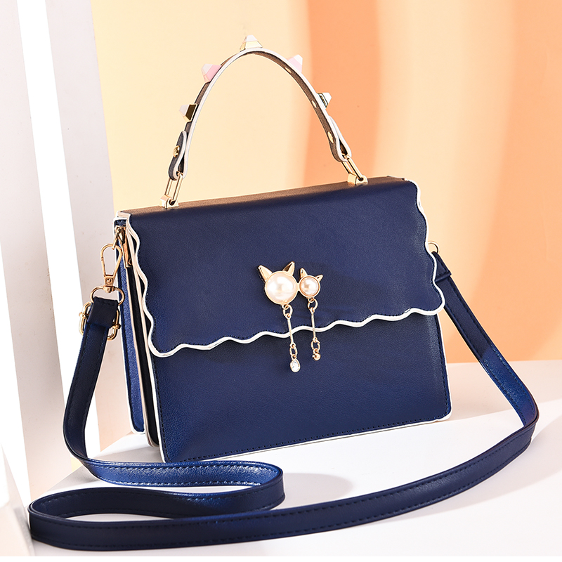 Baobaonv 2019 new pattern fashion Kitten Pack lady Korean Edition Messenger personality Handbag ins temperament chic Immortalin the Leather/Lady bags/Men's bag, Ms. bags category - from Buy2taobao.com to provide professional Taobao agent buy service