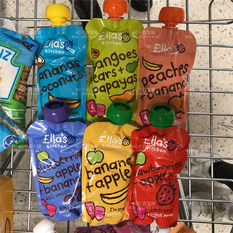 Red crown Britain Organic blend Fruit puree baby Complementary food snacks Nutrition 120g4 A month Date fresh packingin the Milk powder/Food supplement/Nourishment/Snacks , Infant food supplement , Fruit/Vegetables/Meat/Mixed mud category - from Buy2taobao.com to provide professional Taobao agent buy service