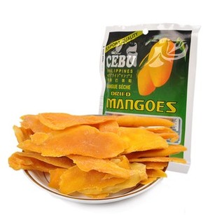  【10袋包邮】菲律宾进口零食品 宿雾芒果干100g 宿务CEBU芒果干