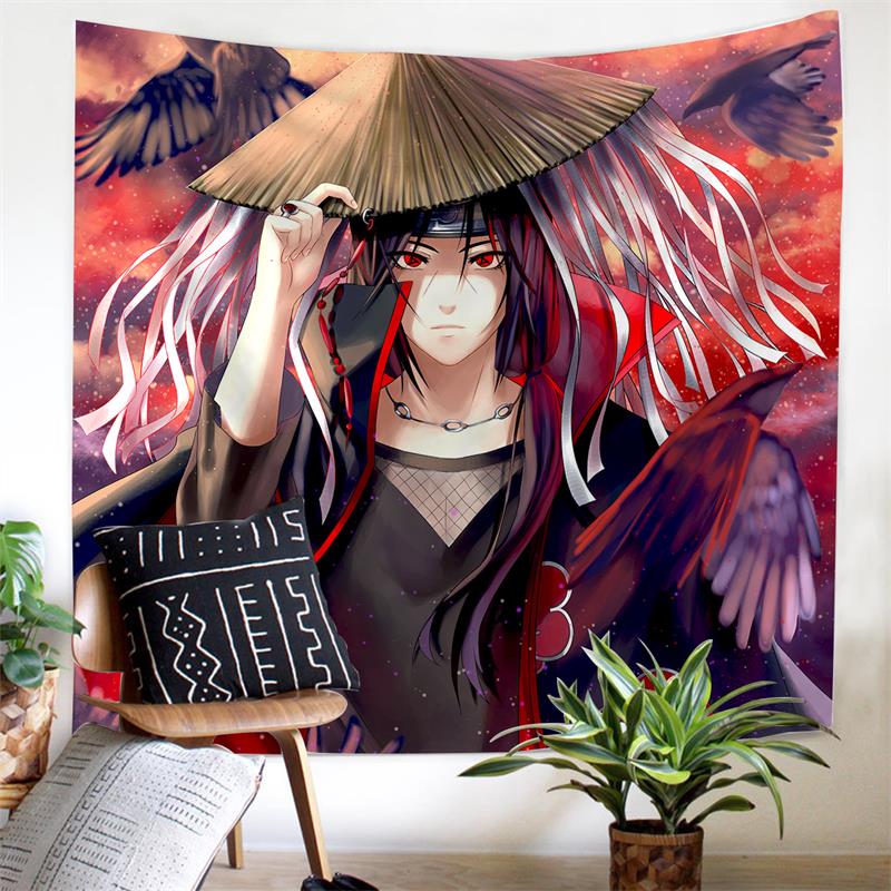 Cartoon comic Naruto Yu Zhibo Background cloth bedroom metope Tapestries Naruto student dormitory Valance 1.31.5in the Home Fabric , Tapestry/Tapestry category - from Buy2taobao.com to provide professional Taobao agent buy service
