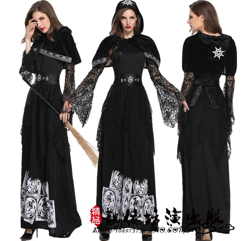 万圣节COSPLAY演出服服装鬼眼新娘服装吸血鬼哥特巫女装女巫装在类目 女装/女士精品, 唐装/民族服装/舞台服装, 民族服装/舞台装中 - 来自Buy2taobao.com提供专业的淘宝代购服务